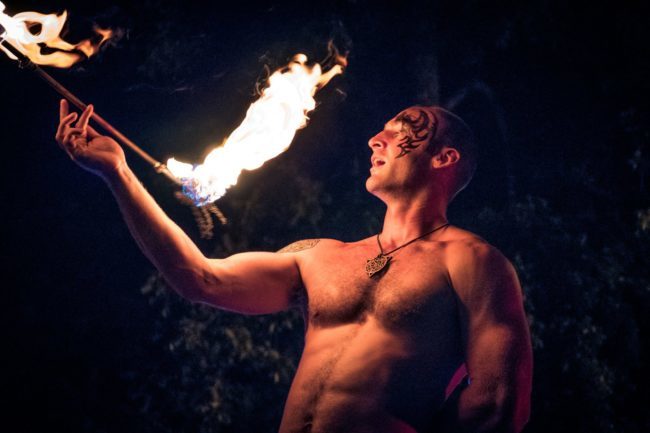 Brady | Fire Performer | Flower Sticks | Tribal | Imagine Circus | Cirque | Raleigh, NC