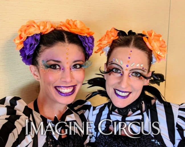 Acrobats, Acro Duo, Fall Festival, Autumn, Country Club, NRCC, Katie, Kaci, Imagine Circus Peformers