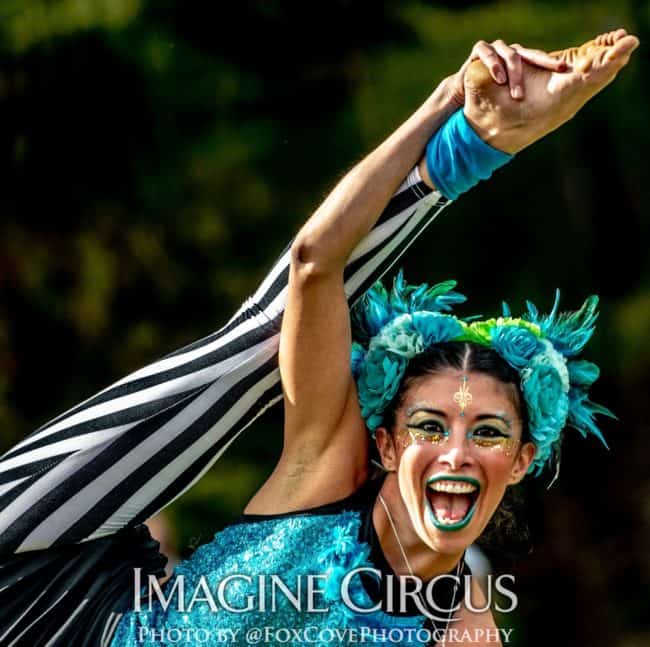 Acrobat, LEAF Festival, Imagine Circus, Performer, Kaci, Photo by Steve Atkins