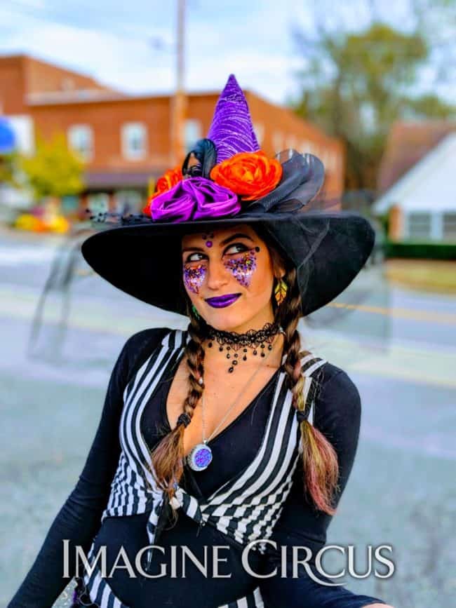 Stilt Walker, Halloween, Fall Festival, Stuart, Virginia, Natali, Imagine Circus Performer