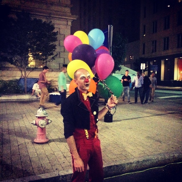 Adam | Big Top | Clown | Mime | Interactive Balloon Experience | Balloon Art | Performer | Imagine Circus | Cirque | Raleigh, NC