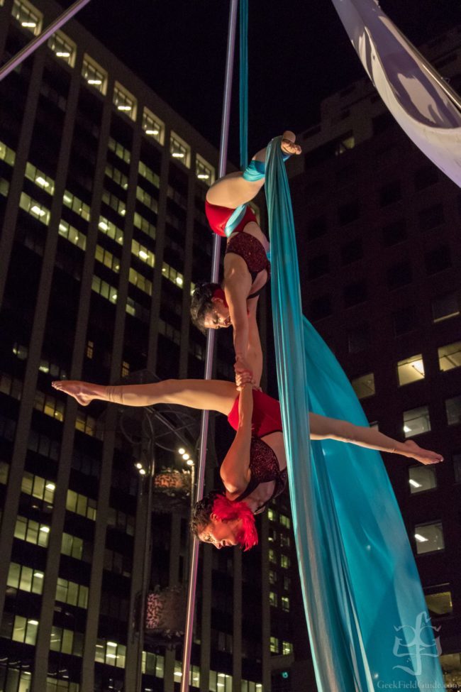 Kaci | Liz | Roaring 20s | Speakeasy | Aerial Performance | Partner Silks | Performers | Imagine Circus | Cirque | Raleigh, NC