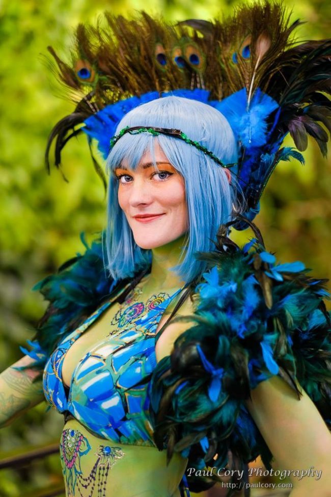 Ezekiel | Unique Theme | Model | Body Paint | Imagine Circus | Cirque | Raleigh, NC