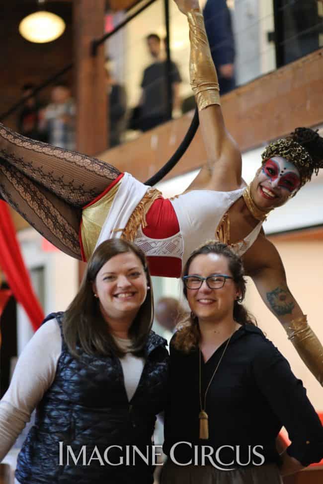 Aerial Hoop | Lyra | Performer | Gena | Imagine Circus | Photo by Kaili Ingram