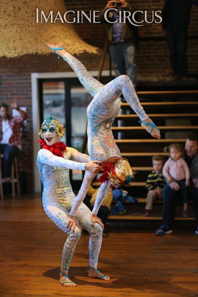 Partner Acrobat Duo | Performers | Kaci & Katie | Imagine Circus | Photo by Kaili Ingram