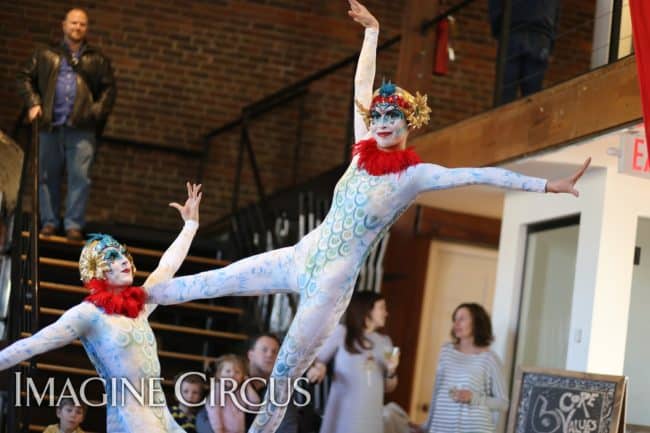 Partner Acrobat Duo | Performers | Kaci & Katie | Imagine Circus | Photo by Kaili Ingram