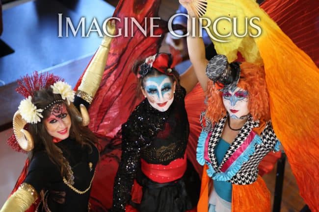 Cirque Costume | Robin, Irene & Mindy | Imagine Circus | HQ Raleigh | Photo by Kaili Ingram