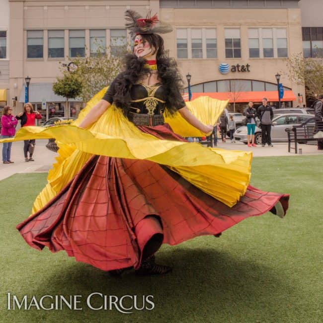 Spinning Skirt Dancer | Isis Wings | Mindy | Imagine Circus | Photos by Slater Mapp