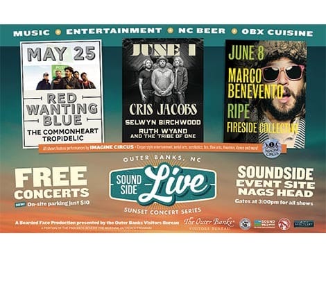 Soundside Live June 1st and 8th, Imagine Circus event