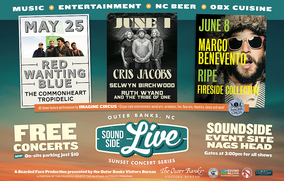 Imagine Circus Performers at Sound Side Live Sunset Concert Series | Nags Head, NC | Upcoming Events