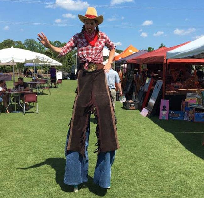 Stilt Walker at 