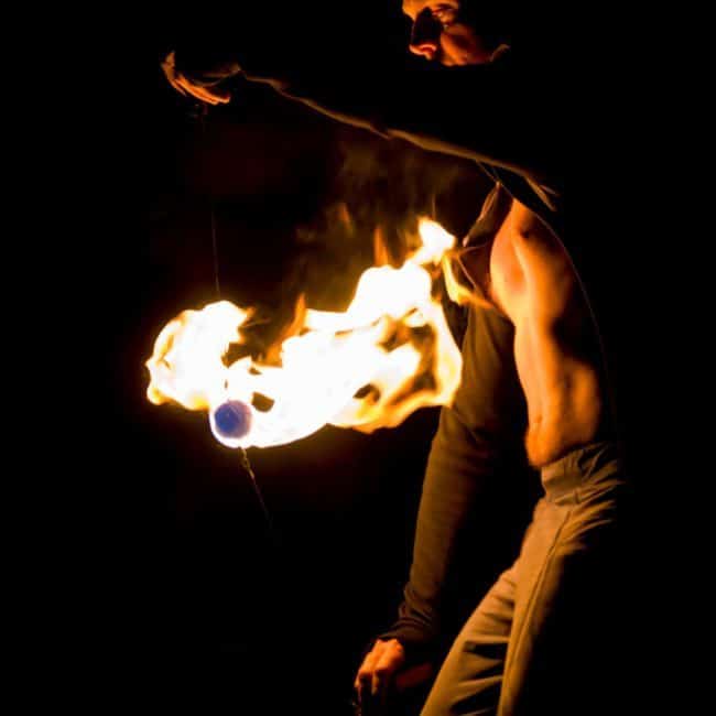 Greensboro Summer Solstice Fire Show | Photo by Polly Jones | Imagine Circus Performers
