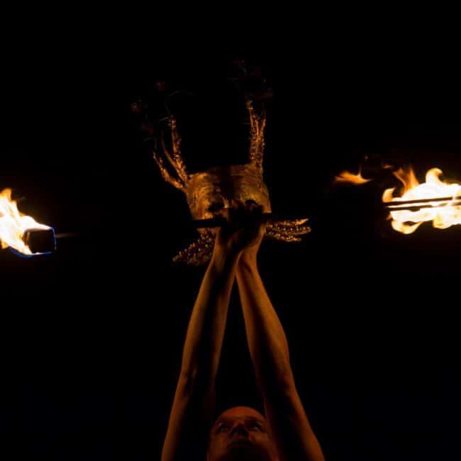 Greensboro Summer Solstice Fire Show | Photo by Polly Jones | Imagine Circus Performers