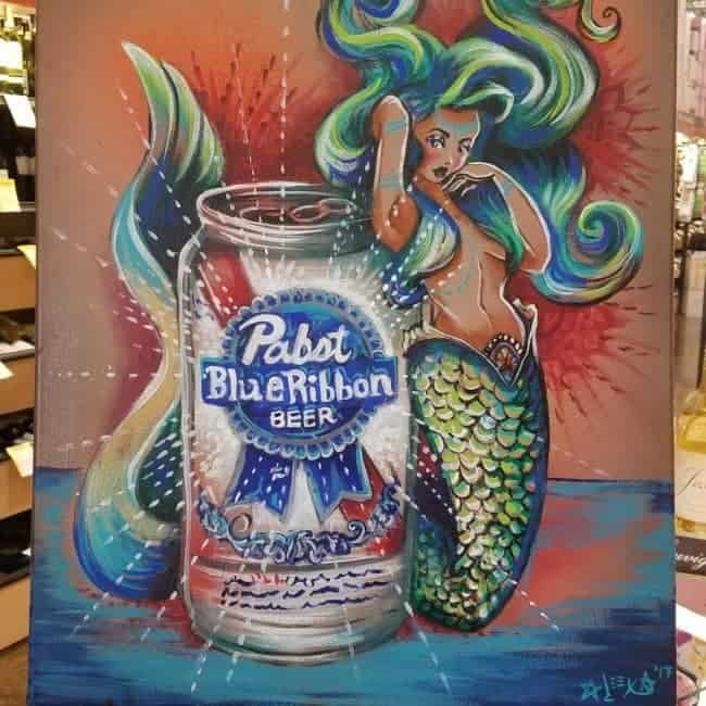 PBR Art Live Painting Events | Alexa at Total Wine in Raleigh, NC | Imagine Circus