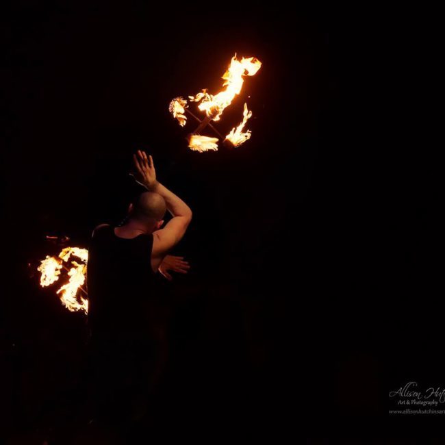 Greensboro Summer Solstice Fire Show | Photo by Polly Jones | Imagine Circus Performers