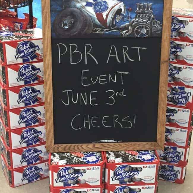 PBR Art Live Painting Events | Molly at Food Lion in Raleigh, NC | Imagine Circus