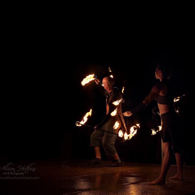 Greensboro Summer Solstice Fire Show | Imagine Circus Performers