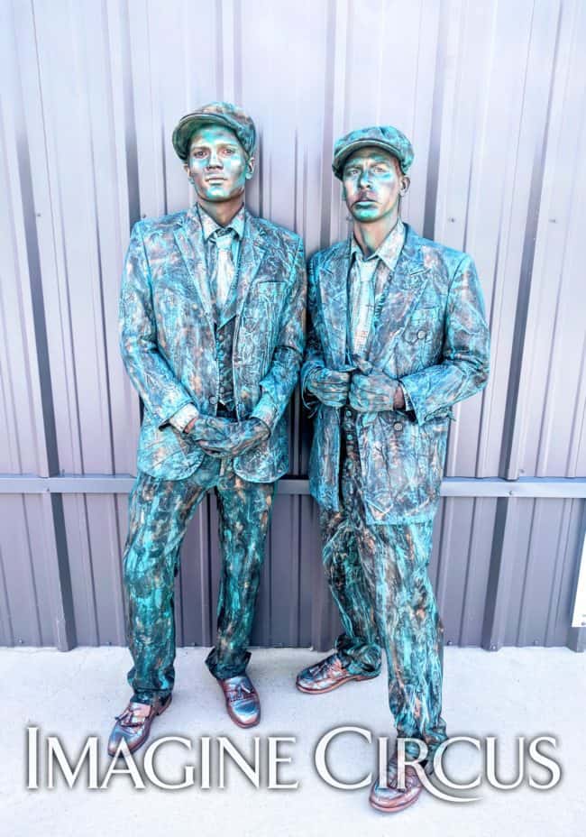 Ben & Gio, Wright Brothers, Living Statues, Imagine Circus, Aviation Day