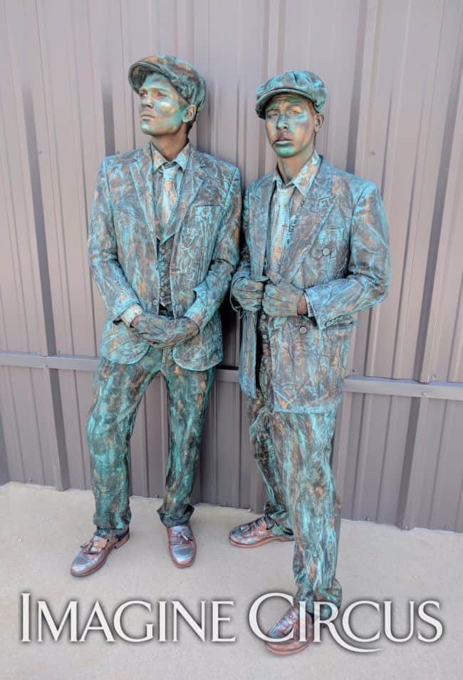 Ben & Gio, Wright Brothers, Living Statues, Imagine Circus, Aviation Day