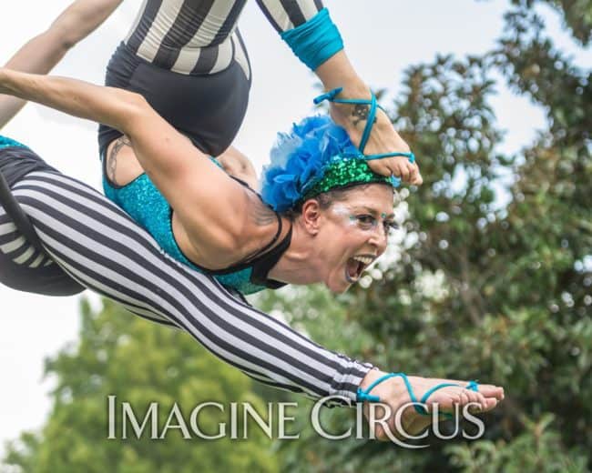 Liz, Aerial Duo, Lyra, Imagine Circus, Photo by Brooke Meyer