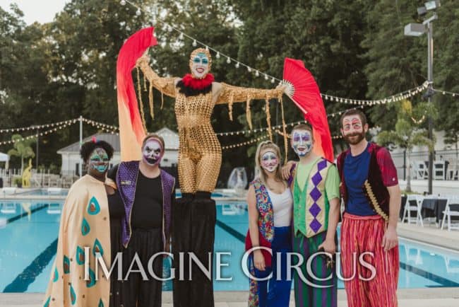 Liz, Stilt Walker, Imagine Circus, Meyers Park
