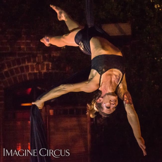 Brittany, Aerial Silks, Imagine Circus, Mulino, Photo by Slater Mapp