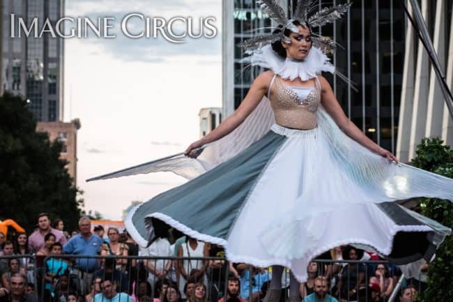 Elements Show, Air, Mindy, Isis Wings & Spinning Skirt, SPARKcon, Imagine Circus, Photo by Slater Mapp