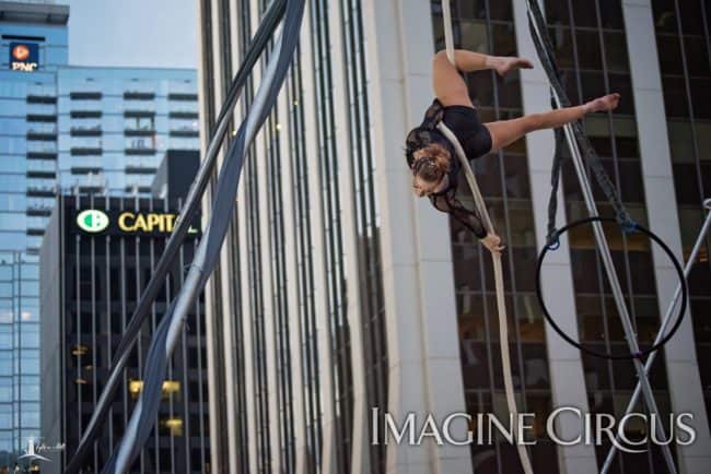 Elements Show, Earth, Brittany, Aerial Rope, Imagine Circus, SPARKcon, Photo by Light on a Hill Photography