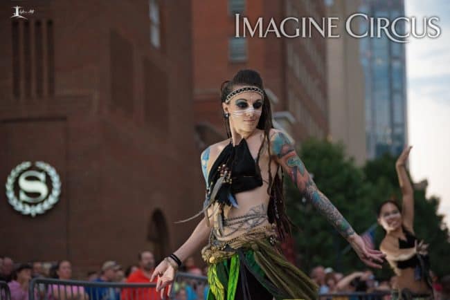Elements Show, Earth, Tik-tok, Belly Dance, Imagine Circus, SPARKcon, Photo by Light on a Hill Photography