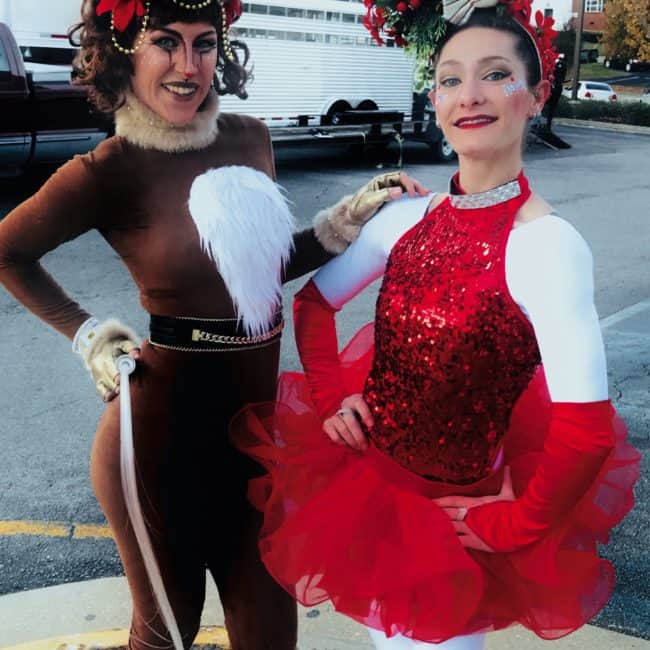 Costumed Performers, Winter Holiday, Cameron Village, Performer, Adrenaline, Brittany, Imagine Circus