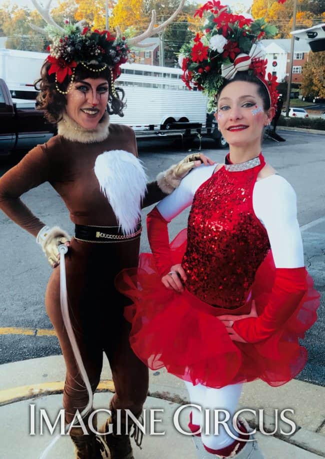 Costumed Performers, Winter Holiday, Cameron Village, Performer, Adrenaline, Brittany, Imagine Circus