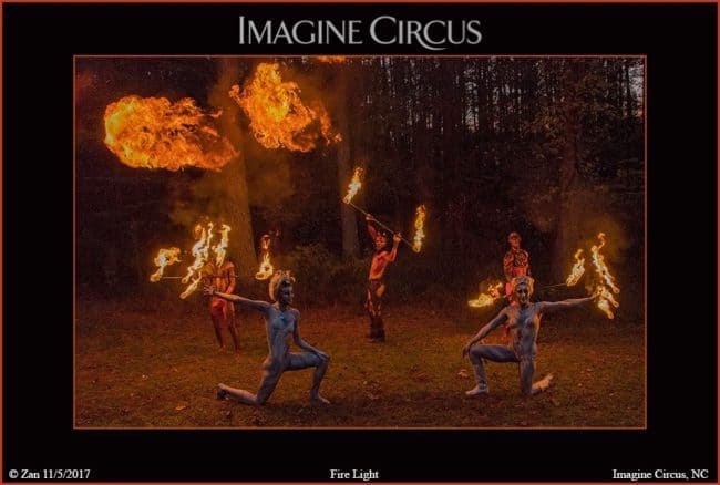 Fire Dancers, Body Paint Models, Performers, Katie, Kaci, Gio, Brady, Ben, Imagine Circus, Photo by News Services