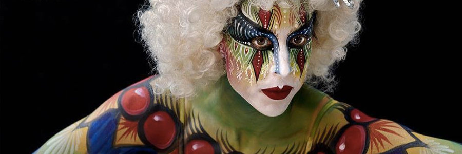 Body paint Model, Performer, Liz Imagine Circus