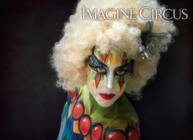 Body Paint Model, Performer, Liz, Imagine Circus, Photo by Beth Page