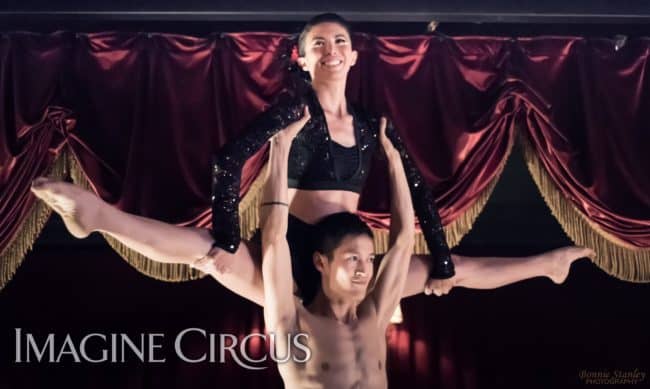 Alan & Kaci, Sexy Acro Duo, C Grace, Imagine Circus, Photo by Bonnie Stanley Photography