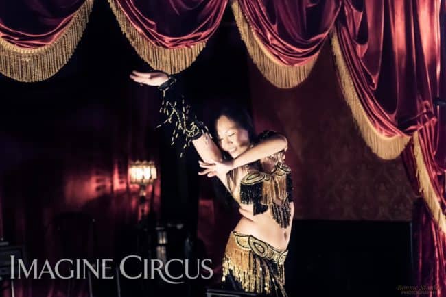 Asyia, Belly Dancer, C Grace, Imagine Circus, Photo by Bonnie Stanley Photography