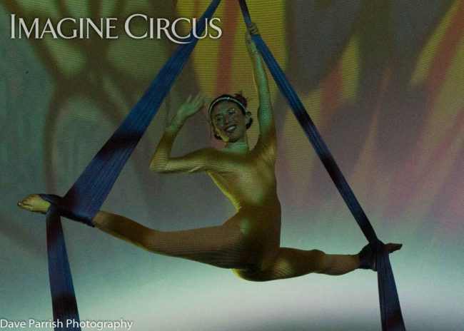 Kaci, Aerialist, Aerial Silks, Floyd Fest, Imagine Circus, Photo by Dave Parrish