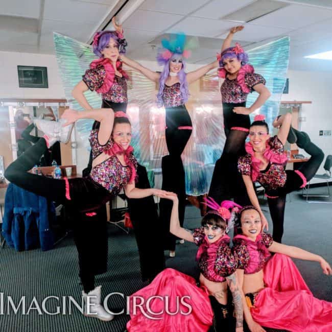 Behind the Scenes, TEDxUNC, Memorial Hall, Chapel Hill, Imagine Circus, Performers, Mari, Mindy, Liz, Katie, Kaci, Anita, Kat