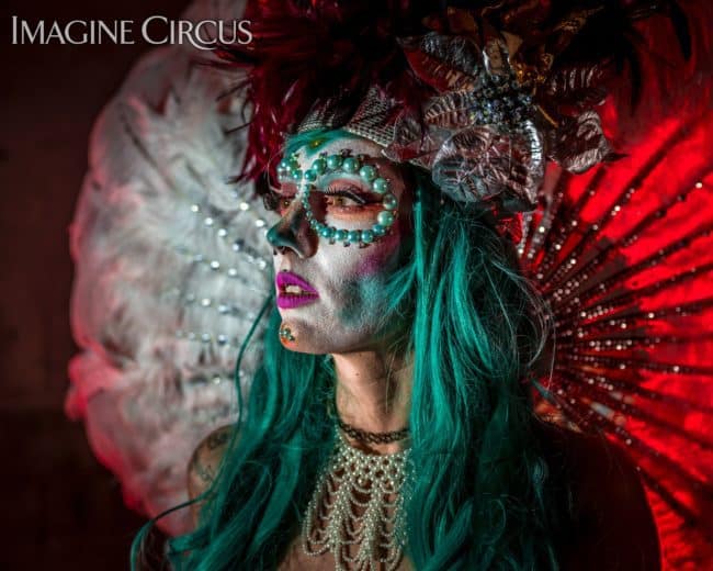Sexy Carnivale | Day of the Dead | Lacy Blaze | Imagine Circus | Photo by Finding Future