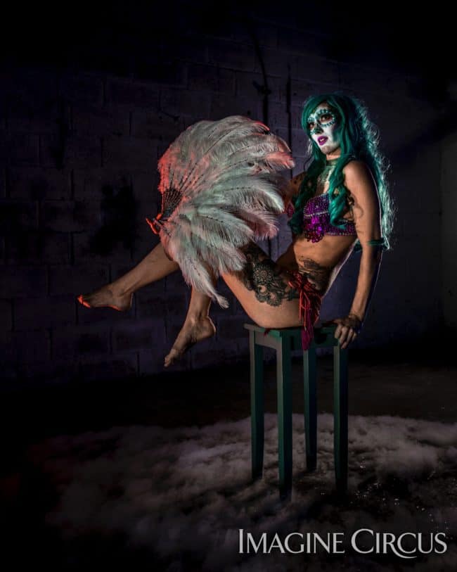 Sexy Carnivale | Day of the Dead | Lacy Blaze | Imagine Circus | Photo by Finding Future