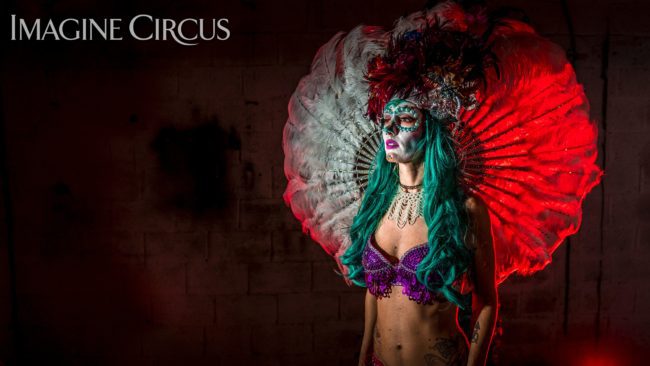 Sexy Carnivale | Day of the Dead | Lacy Blaze | Imagine Circus | Photo by Finding Future