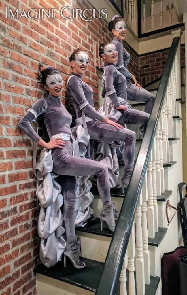 Acrobats, Upscale Entertainment, Kaci, Katie, Brittany, Liz, Imagine Circus