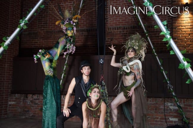 Secret Garden Theme, Stilt Walker, Snake Charmer, Shabari Performers, Imagine Circus, Kaci, Tik Tok, Gio, Natali, Desilu Photography