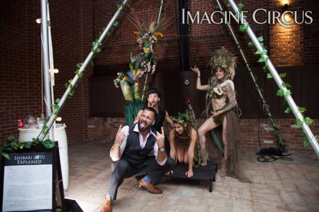 Secret Garden Theme, Stilt Walker, Snake Charmer, Shabari Performers, Imagine Circus, Kaci, Tik Tok, Gio, Natali, Desilu Photography