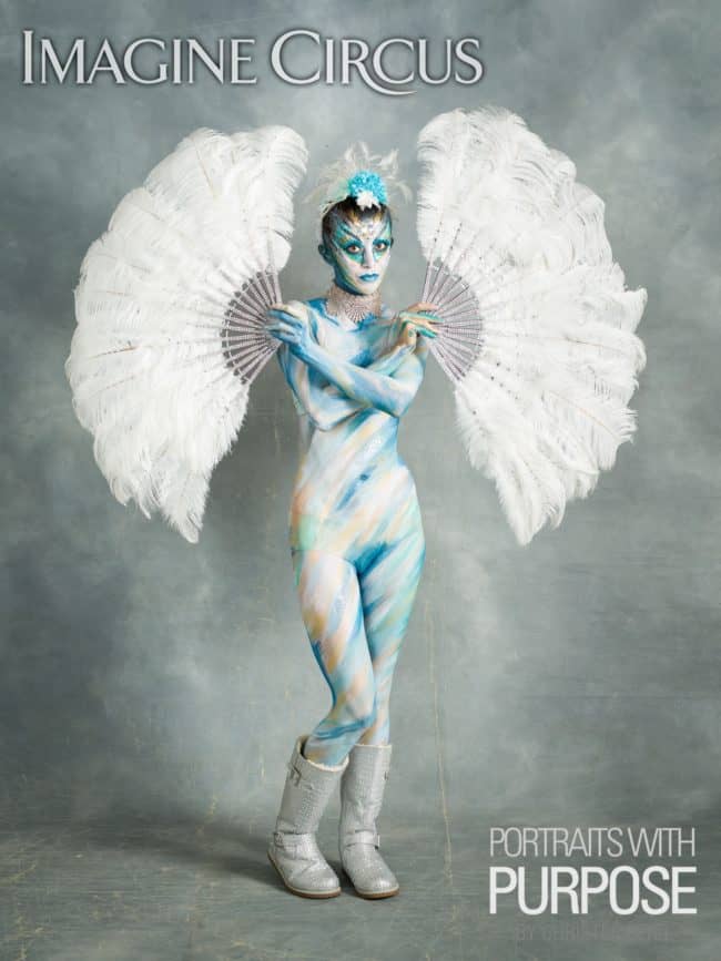 Body Paint Model, Kaci, Imagine Circus, Photo by Portraits with Purpose