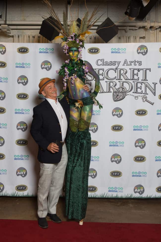 Stilt Walker, Secret Garden Theme, Earth Goddess, Kaci, Imagine Circus