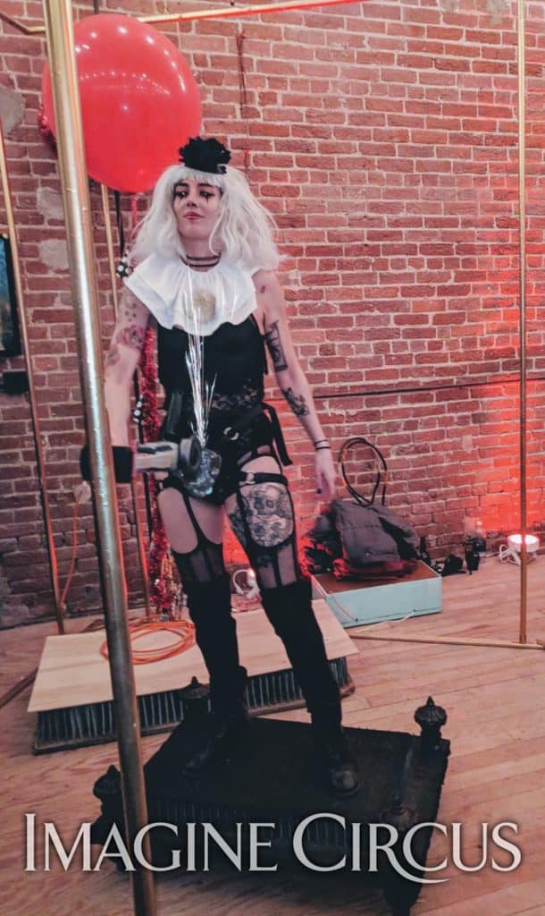 Sideshow Performer, Grinder Girls, Performers, Lacy Blaze, Imagine Circus, Asheville, NC