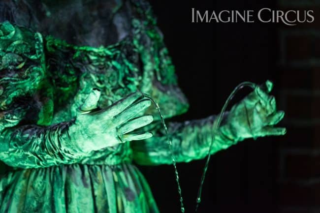 Living Statue, Living Fountain, Performer, Liz, Imagine Circus, Classy Art, Desilu Photography