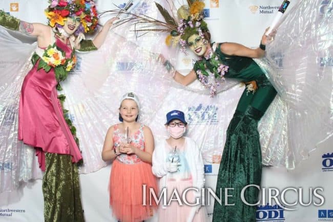 Secret Garden, Fairy Stilt Walkers, Enchanted Forest Party, Imagine Circus, Performers, Kaci, Azul, Moxbox Photos