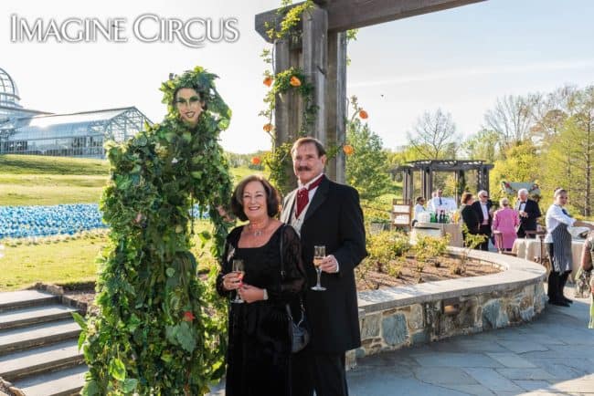 Quad Vine Stilt Walker, Lewis Ginter Botanical Gardens, Richmond, VA, Imagine Circus, Performer, Liz, SJ Collins Photography